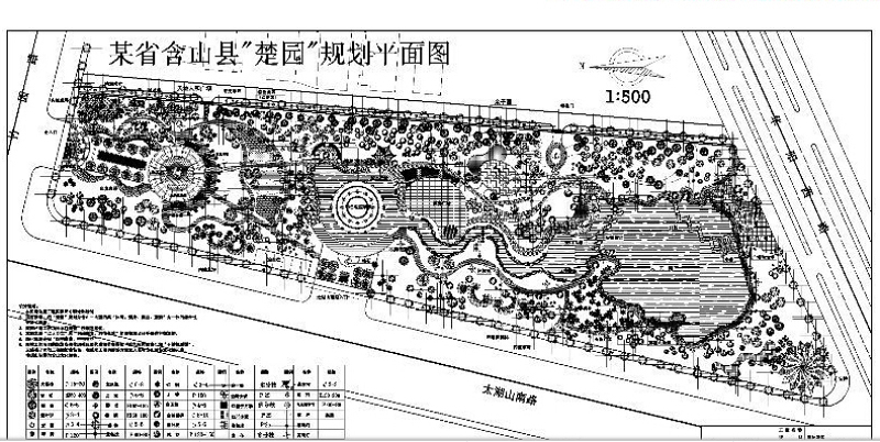 公园CAD图cad施工图下载【ID:149586197】