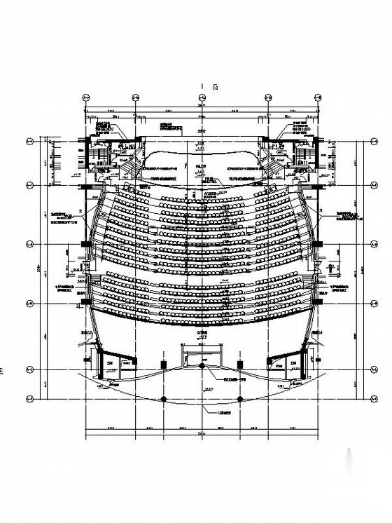 [浙江]现代风格多层省级剧院建筑设计施工图（知名设计院...施工图下载【ID:165145180】