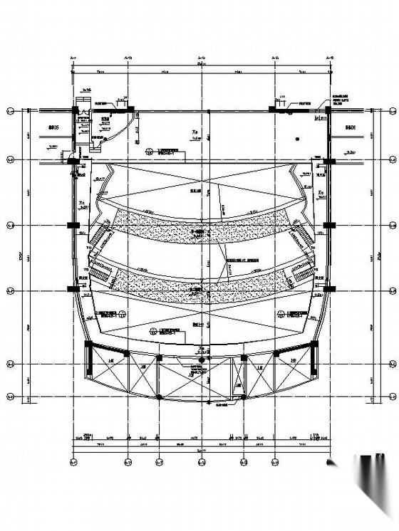 [浙江]现代风格多层省级剧院建筑设计施工图（知名设计院...施工图下载【ID:165145180】