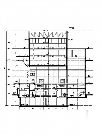 [浙江]现代风格多层省级剧院建筑设计施工图（知名设计院...施工图下载【ID:165145180】