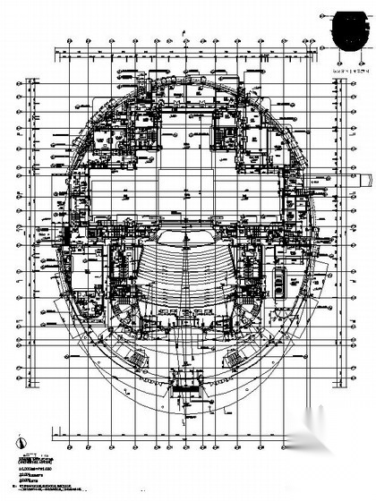 [浙江]现代风格多层省级剧院建筑设计施工图（知名设计院...施工图下载【ID:165145180】