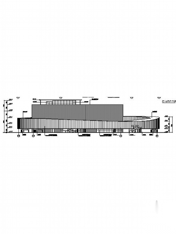 [浙江]现代风格多层省级剧院建筑设计施工图（知名设计院...施工图下载【ID:165145180】