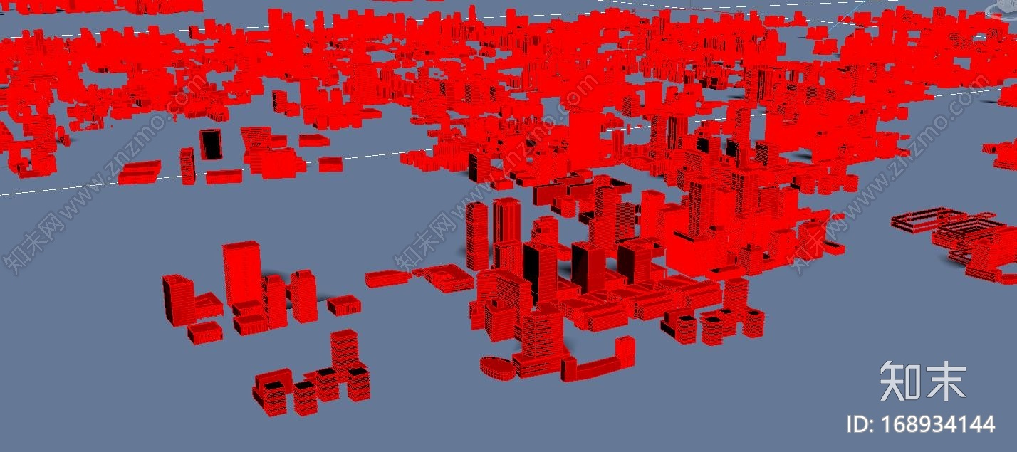 夜景配楼CG模型下载【ID:168934144】