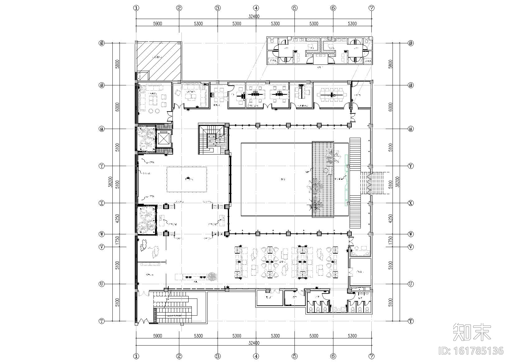 [江苏]南京江宁东山会所室内装饰设计施工图cad施工图下载【ID:161785136】