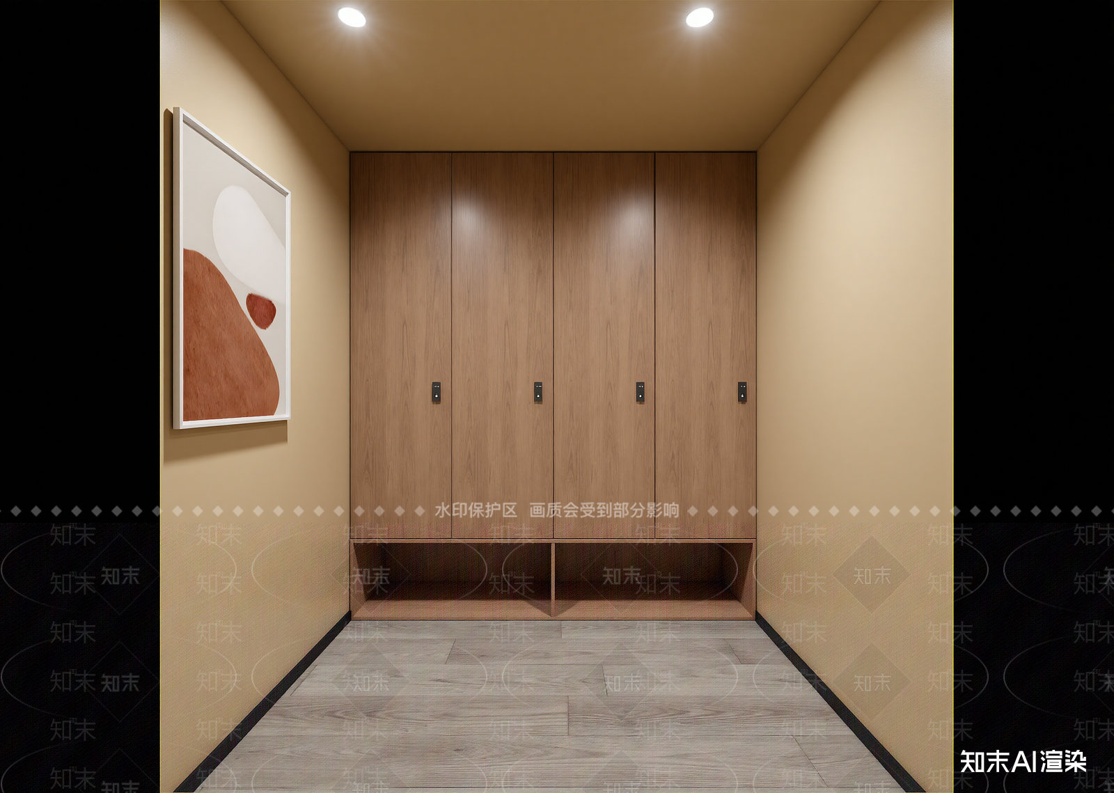 现代玄关3D模型下载【ID:1214600472】