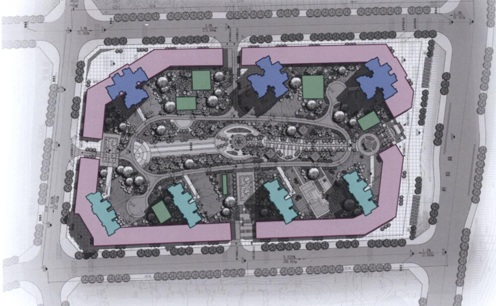 [重庆]高层住宅及沿街配套商业建筑设计方案文本cad施工图下载【ID:167492111】