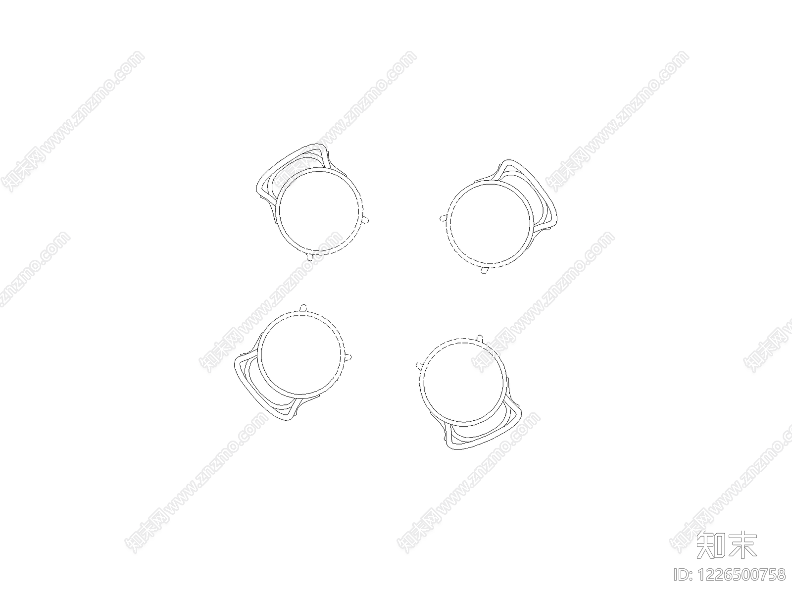 常用图块cad施工图下载【ID:1226500758】