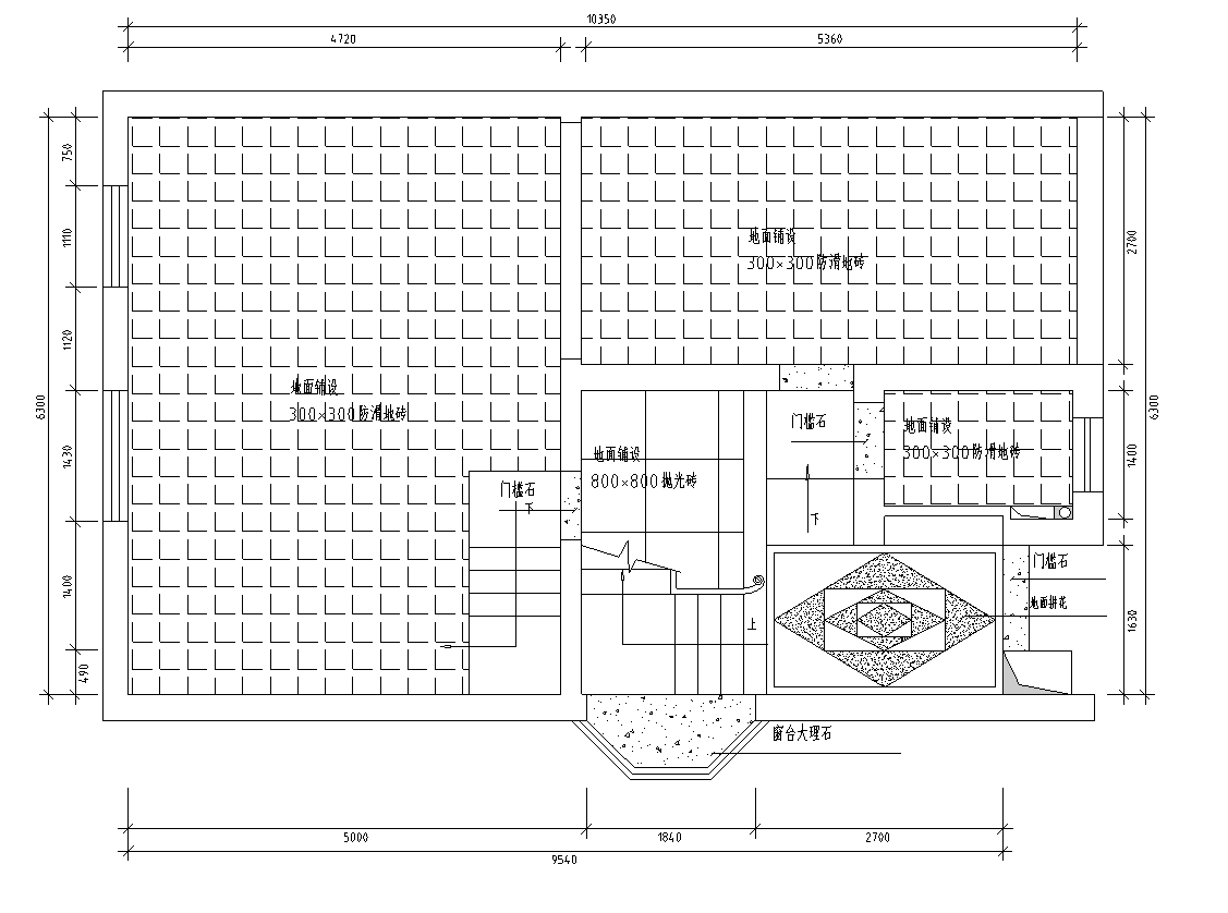 [江西]南昌白金瀚三层别墅室内设计施工图cad施工图下载【ID:161776139】