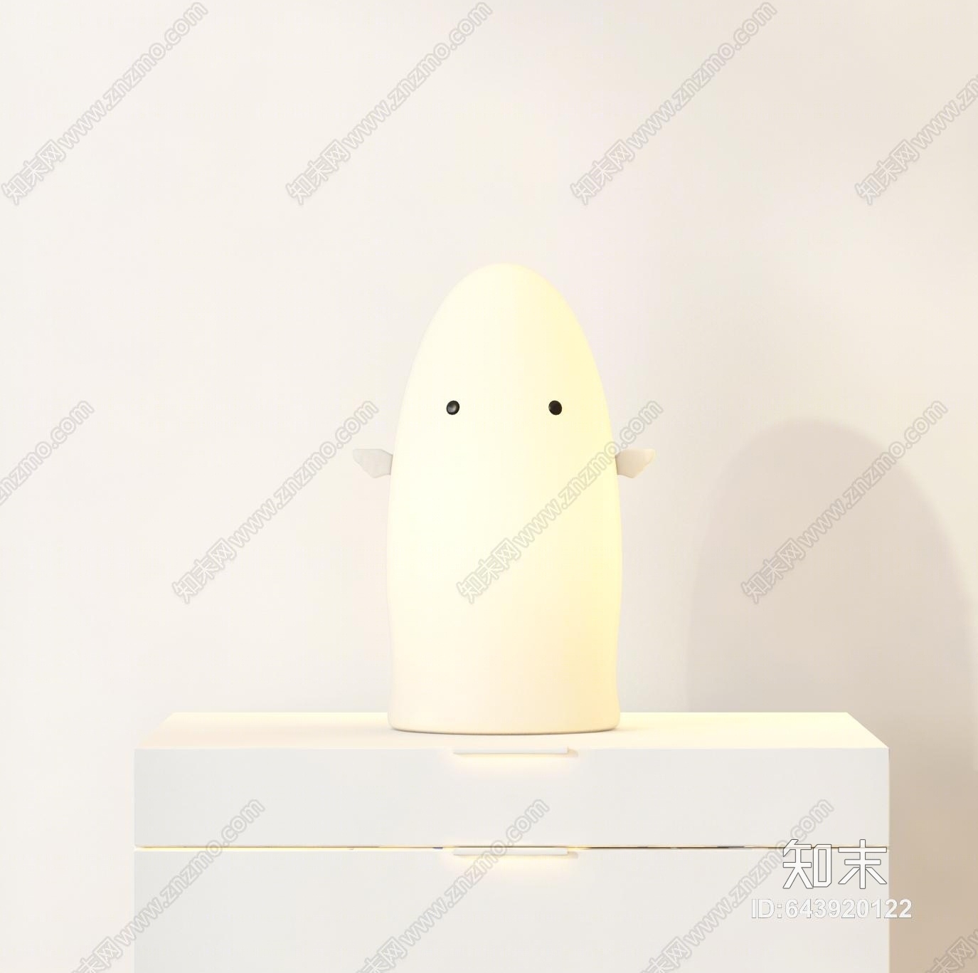 北欧儿童台灯3D模型下载【ID:643920122】