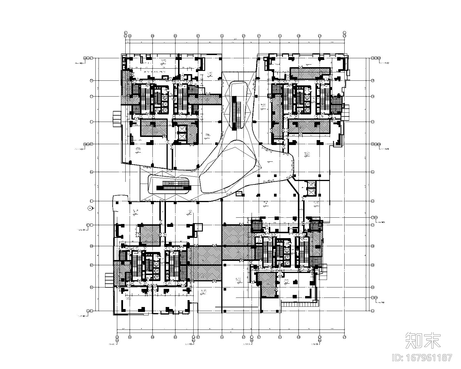 商业中心施工图下载【ID:167961187】