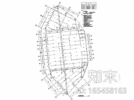 汽车站外幕墙及屋顶钢结构造型施工图cad施工图下载【ID:165458163】