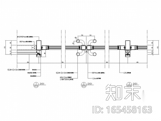 汽车站外幕墙及屋顶钢结构造型施工图cad施工图下载【ID:165458163】