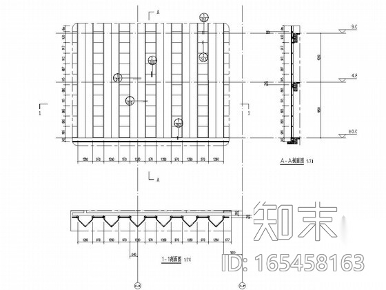 汽车站外幕墙及屋顶钢结构造型施工图cad施工图下载【ID:165458163】