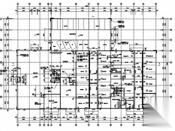 某知名汽车品牌一级网点B级店建筑施工图（纵置展厅、正...cad施工图下载【ID:160720157】