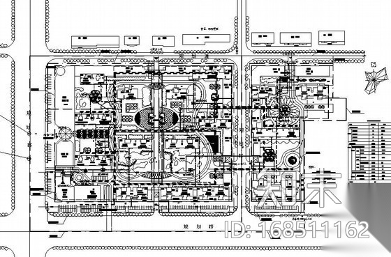 大型住宅小区工程室外管线综合布置图施工图下载【ID:168511162】