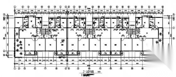 某六层宿舍楼建筑施工图cad施工图下载【ID:150004123】