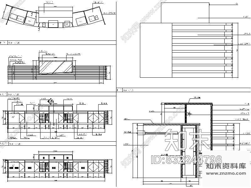 图块/节点桑拿大厅接待台详图cad施工图下载【ID:832244798】