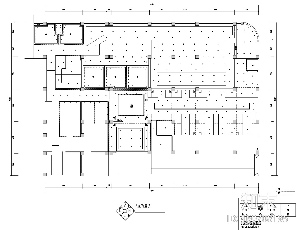 [重庆]新中式风格火锅店室内装修施工图施工图下载【ID:160708195】