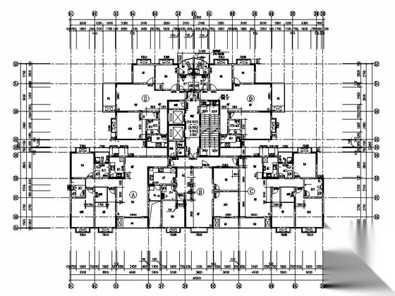 [重庆]多层花园洋房及高层住宅建筑施工图cad施工图下载【ID:167357181】