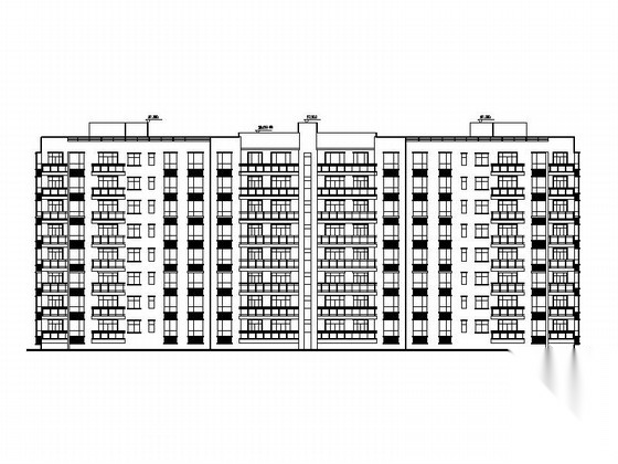 [重庆]多层花园洋房及高层住宅建筑施工图cad施工图下载【ID:167357181】