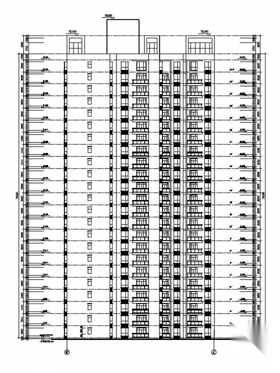 [重庆]多层花园洋房及高层住宅建筑施工图cad施工图下载【ID:167357181】