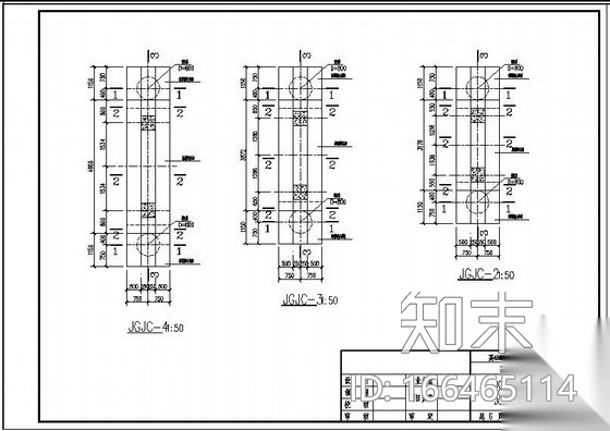 某皮带廊基础加固设计施工图cad施工图下载【ID:166465114】