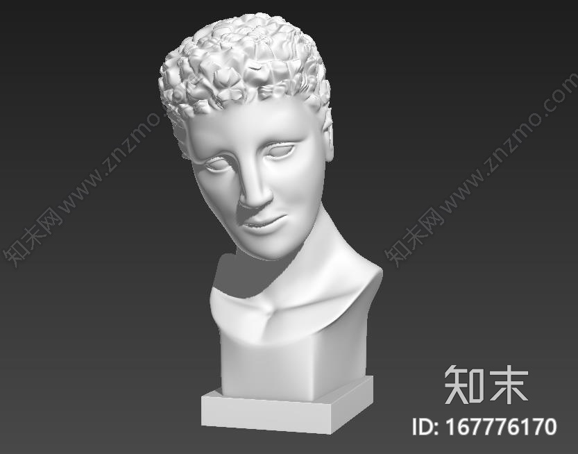 大卫石膏像CG模型下载【ID:167776170】