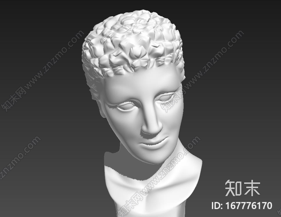 大卫石膏像CG模型下载【ID:167776170】