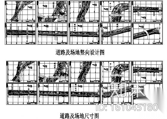 白石江滨河景观治理施工图cad施工图下载【ID:161045180】