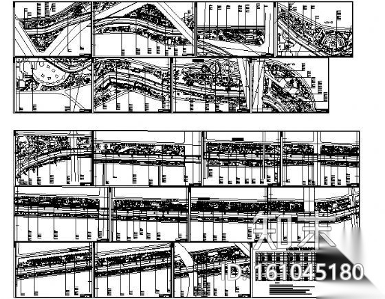 白石江滨河景观治理施工图cad施工图下载【ID:161045180】