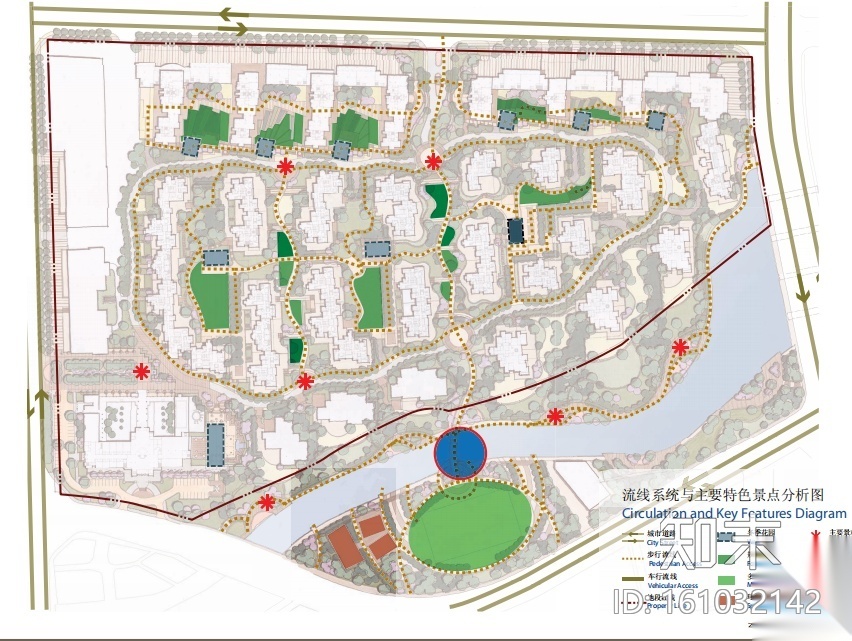 鄂尔多斯高档住宅景观概念设计方案cad施工图下载【ID:161032142】