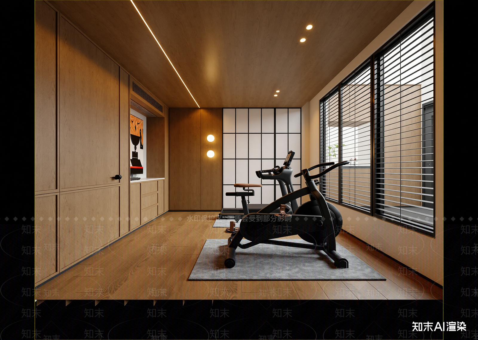 现代健身房3D模型下载【ID:1214671461】