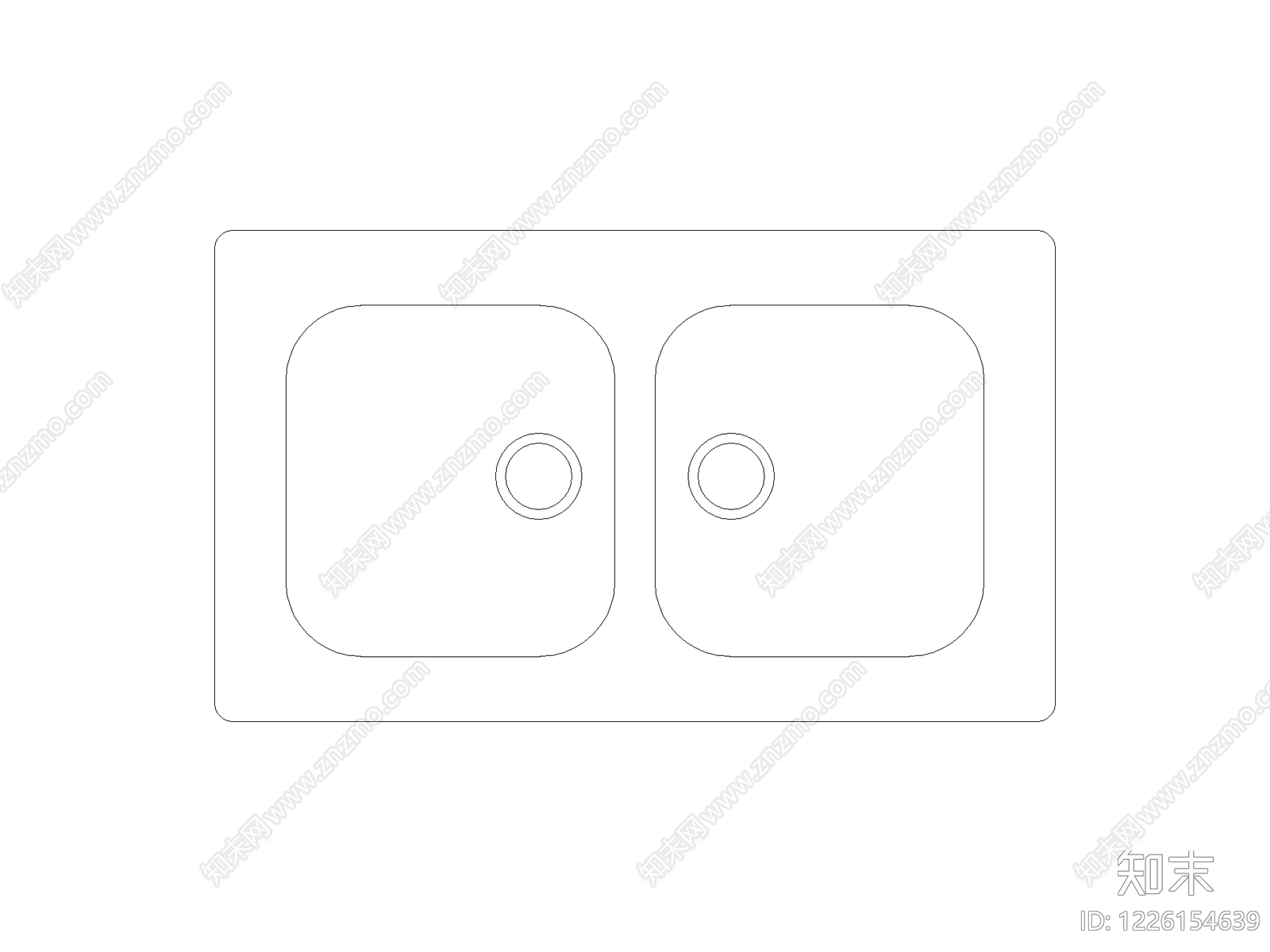 现代,新中式厨房设施CAD图纸