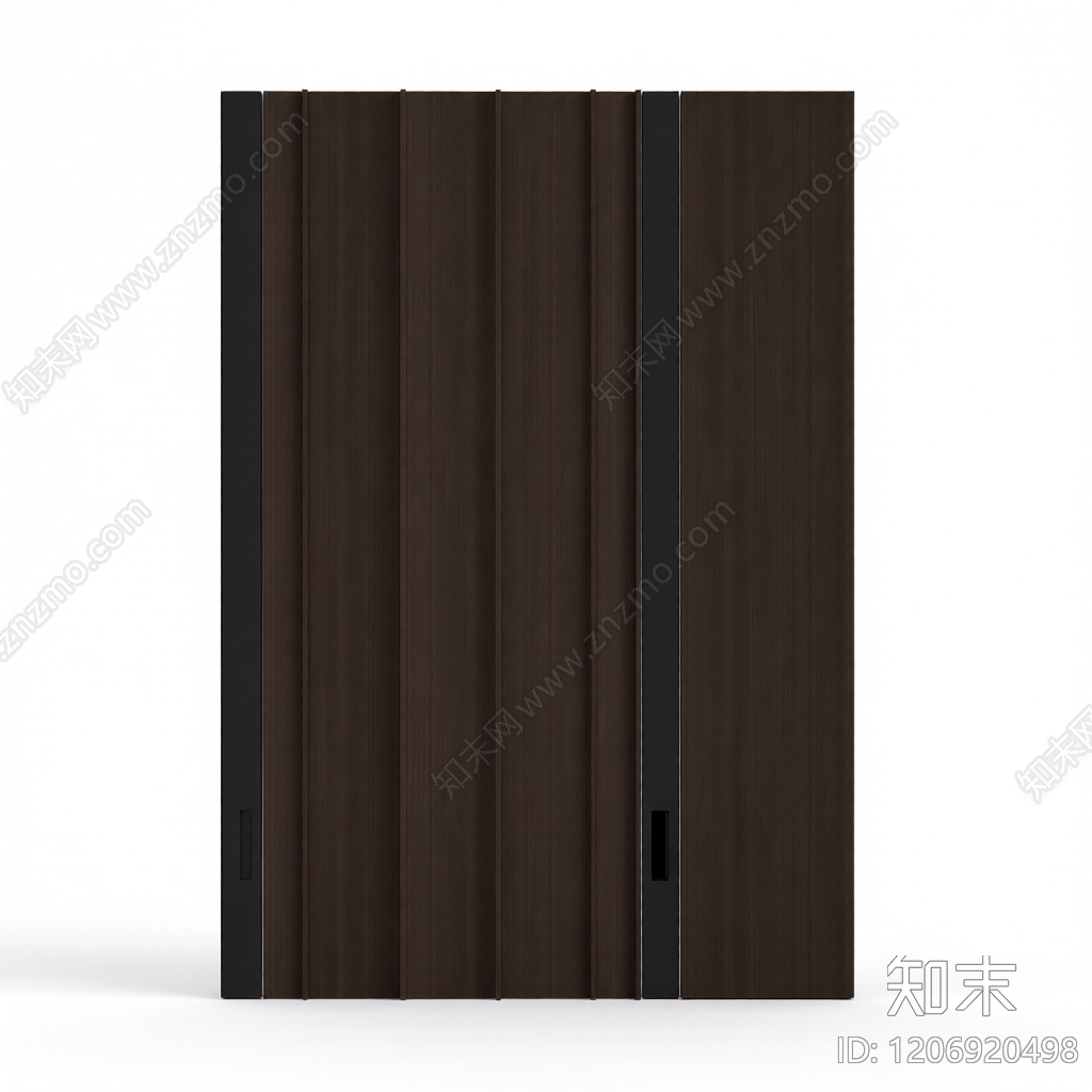 弧形木饰面隔断3D模型下载【ID:1206920498】