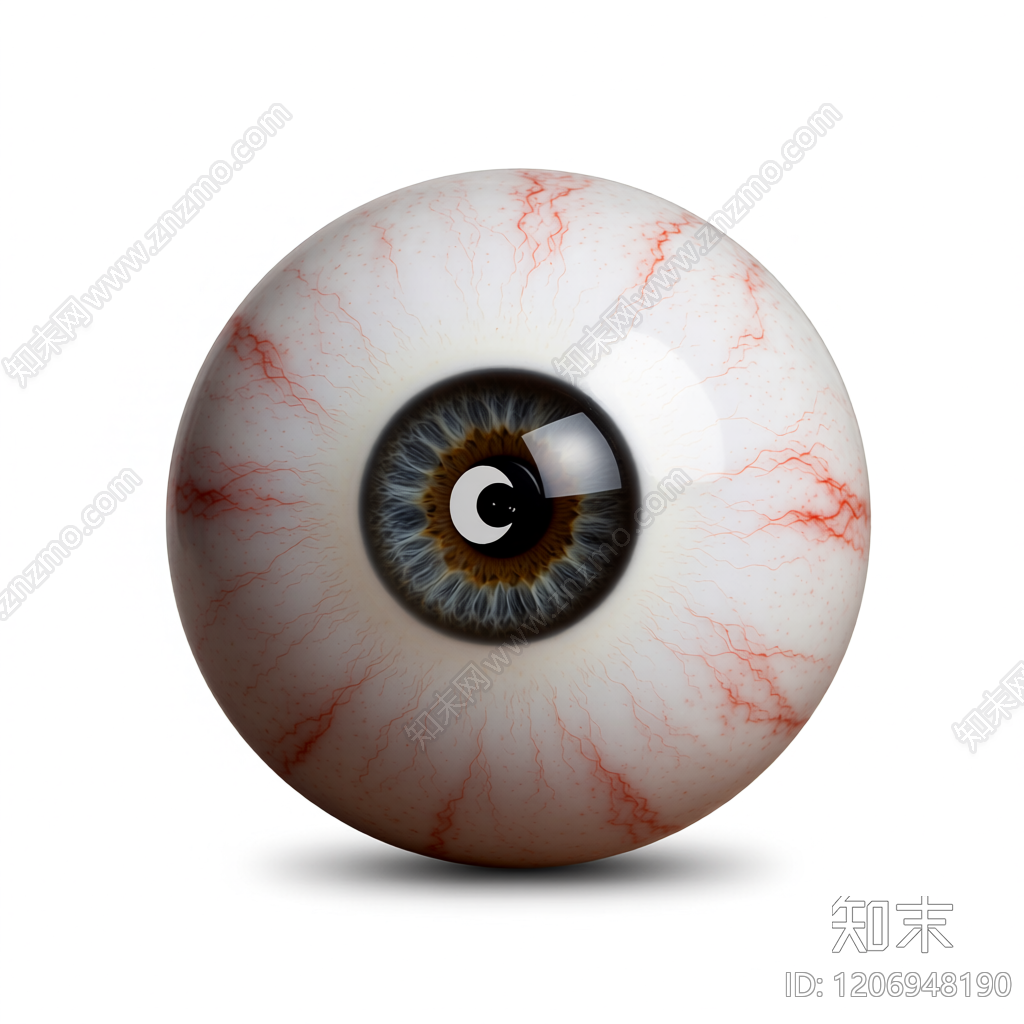 眼球造型灯具3D模型下载【ID:1206948190】