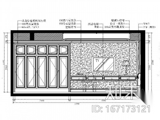 [福建]豪华欧式三层别墅室内装修设计图（含效果）cad施工图下载【ID:167173121】