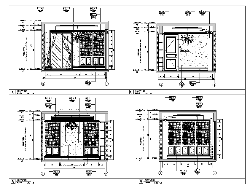 [四川]塞纳尔河浪漫奢华摩登新古典别墅设计施工图（附...cad施工图下载【ID:161794167】