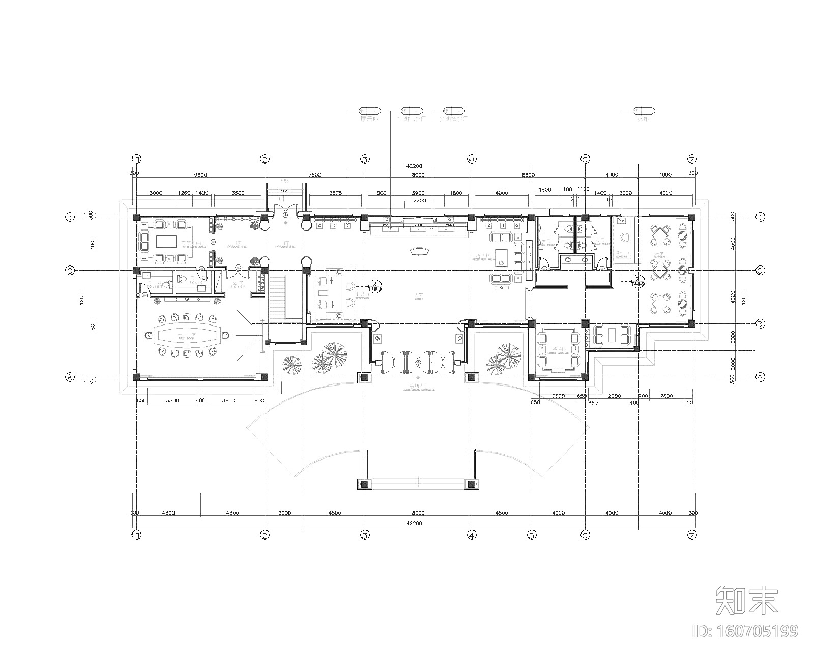 天润曲轴天福山会议中心办公空间深化施工图+高清效果图施工图下载【ID:160705199】