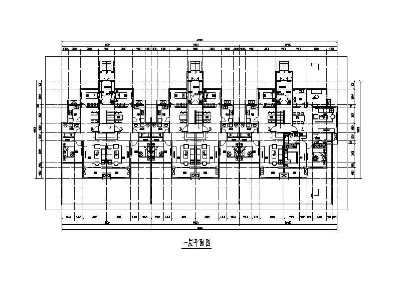 [上海]五层带阁楼花园式洋房建筑施工图cad施工图下载【ID:149778173】