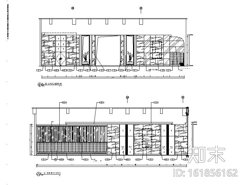 [江苏]万达酒店全日制餐厅室内设计施工图（含效果图）cad施工图下载【ID:161856162】