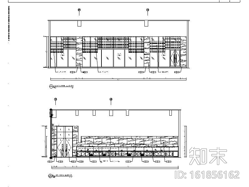 [江苏]万达酒店全日制餐厅室内设计施工图（含效果图）cad施工图下载【ID:161856162】