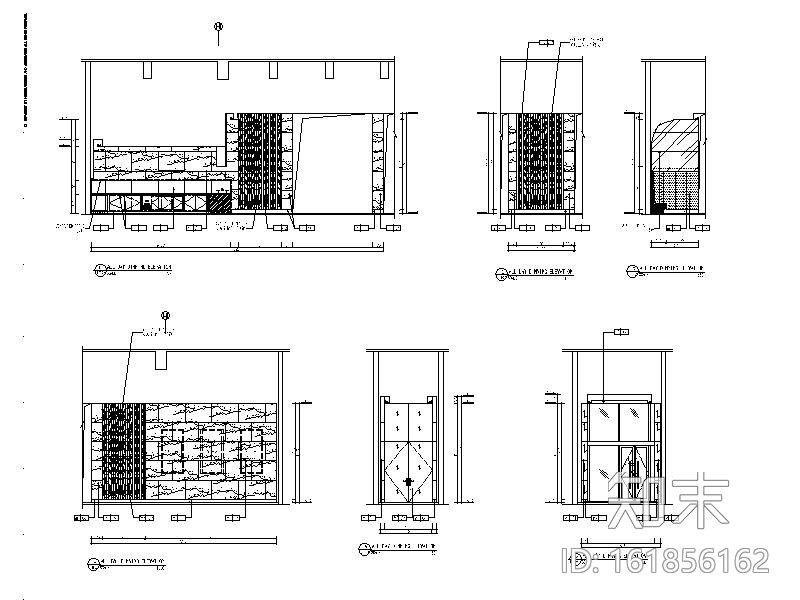 [江苏]万达酒店全日制餐厅室内设计施工图（含效果图）cad施工图下载【ID:161856162】