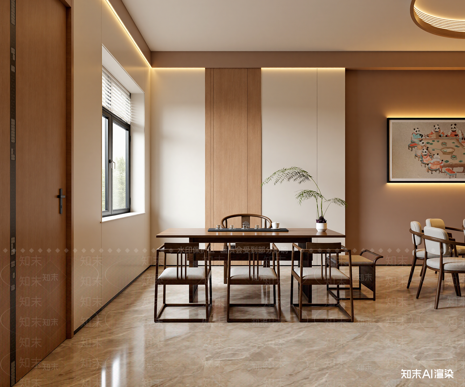 现代茶馆3D模型下载【ID:1215008423】