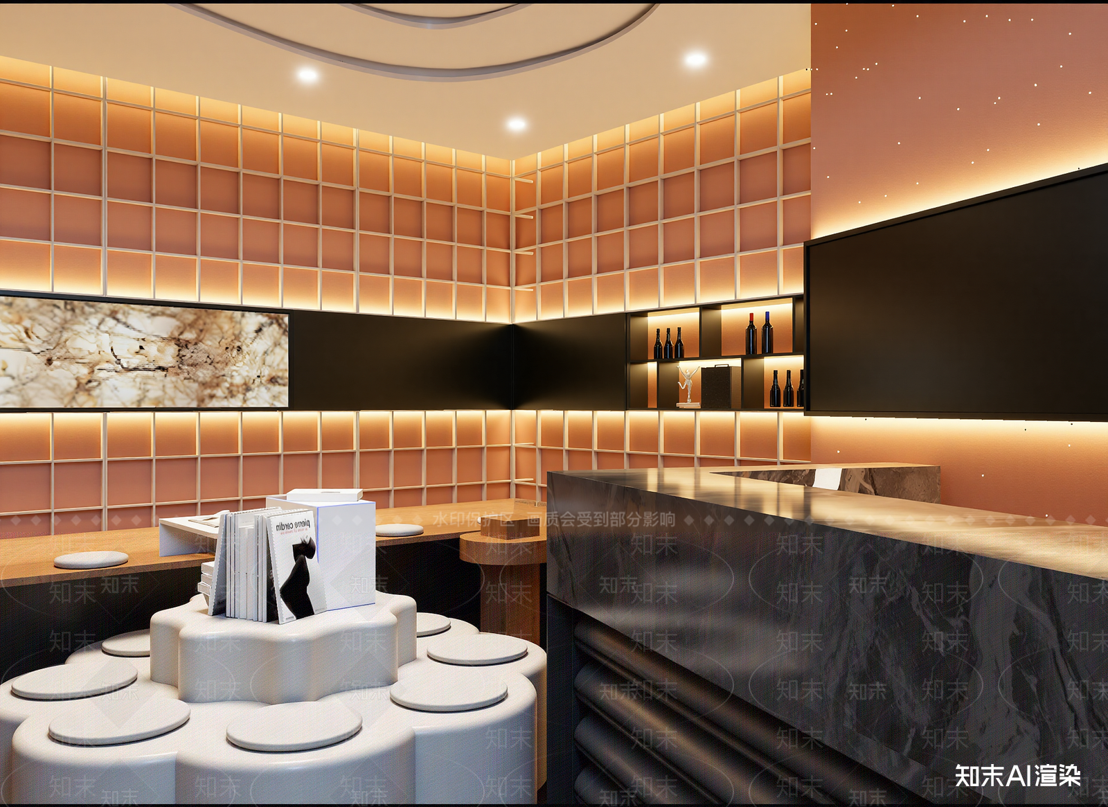 现代酒吧3D模型下载【ID:1214396022】