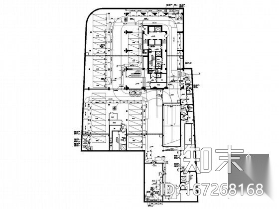 [上海]公寓式商务楼空气调节系统设计施工图cad施工图下载【ID:167268168】