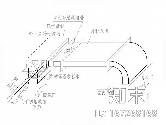 [上海]公寓式商务楼空气调节系统设计施工图cad施工图下载【ID:167268168】