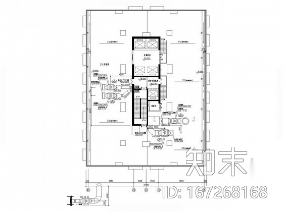 [上海]公寓式商务楼空气调节系统设计施工图cad施工图下载【ID:167268168】