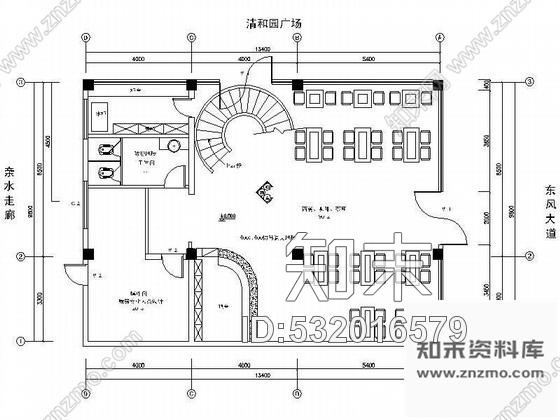 施工图音乐茶餐部分设计图纸cad施工图下载【ID:532016579】