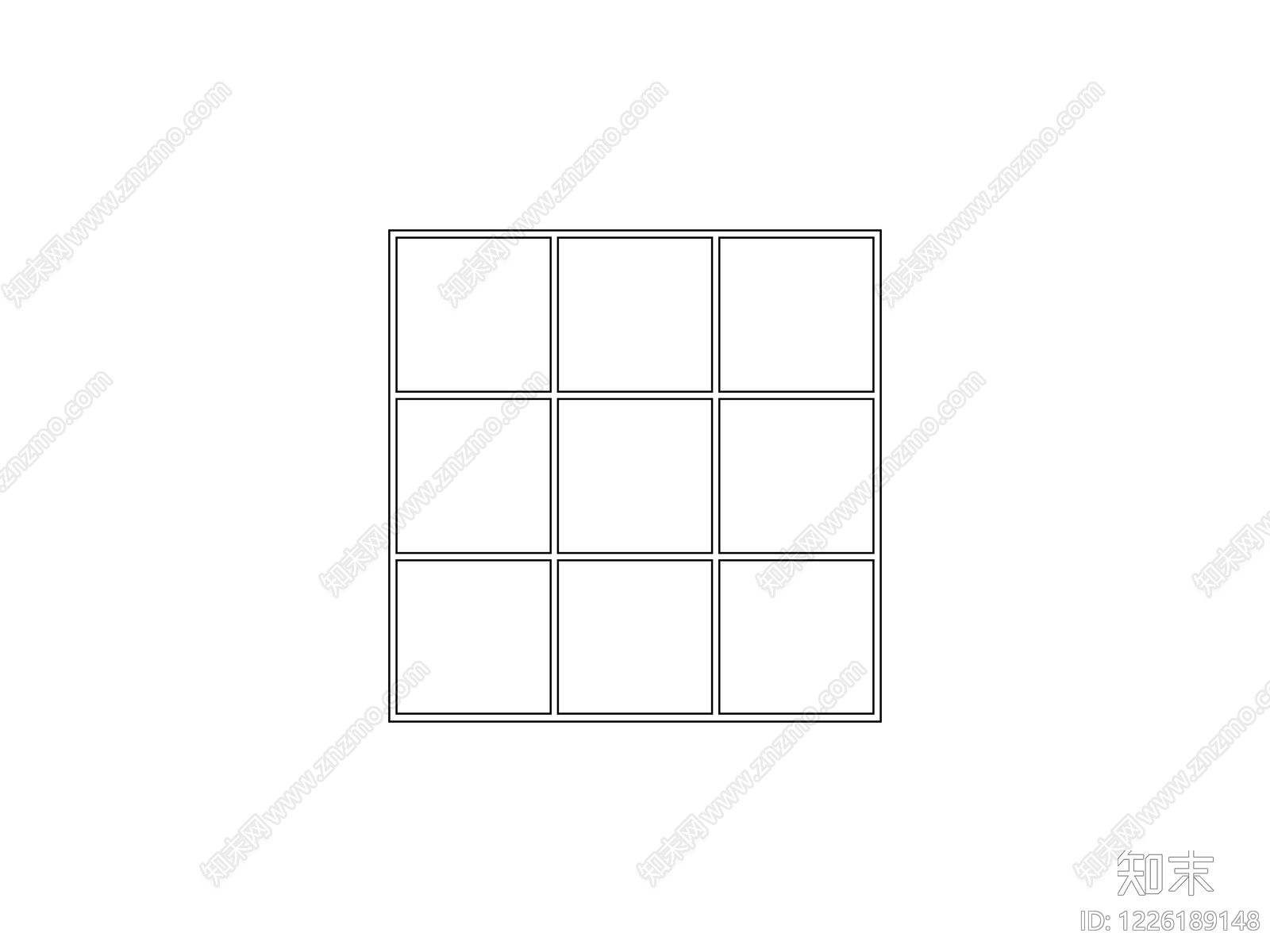 现代柜子CAD图纸