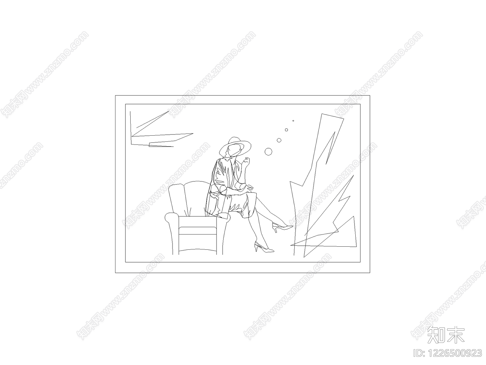 椅子CAD图纸